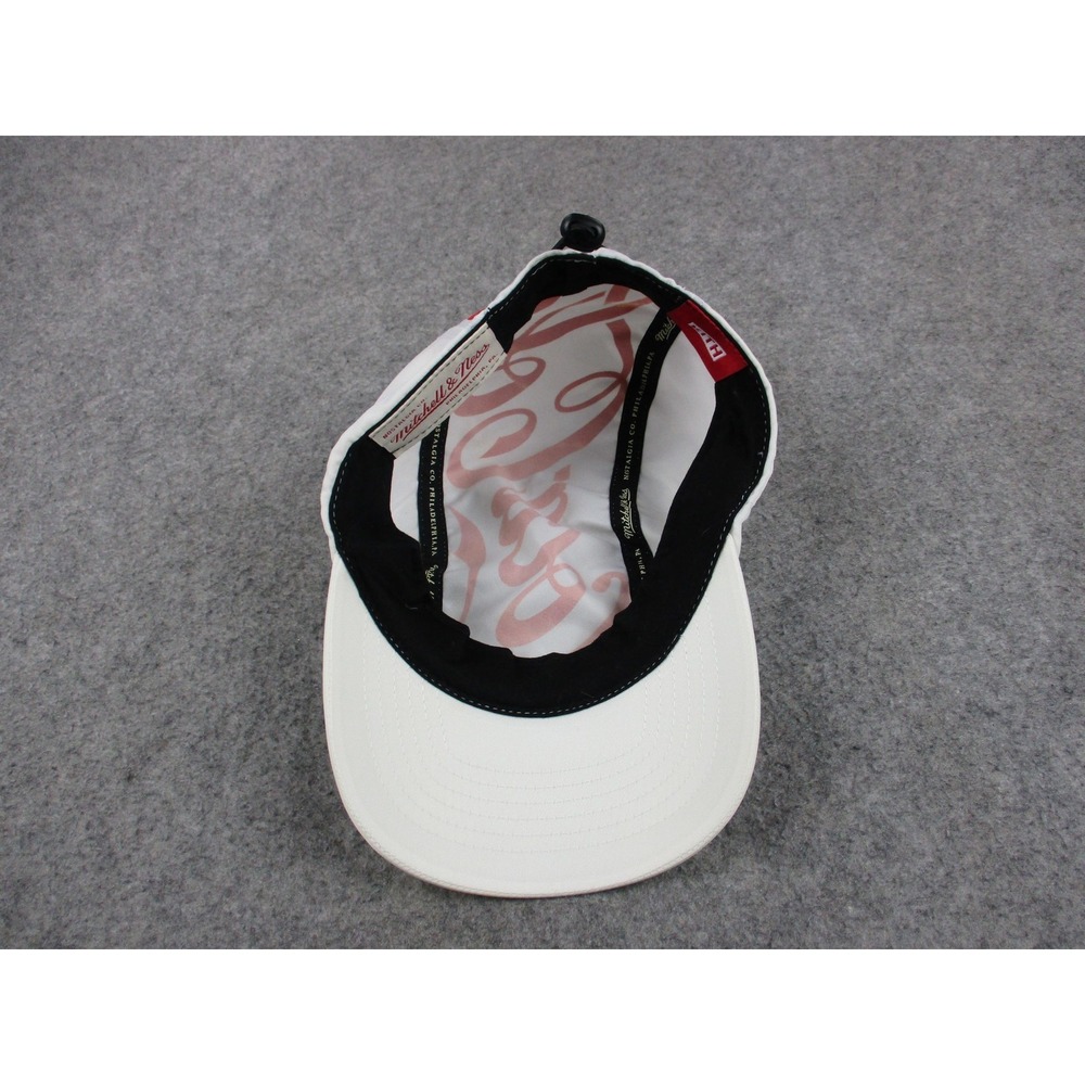 KITH Hat Cap Strap Back Mens White Red Coca Cola Mitchell Ness Panel Nylon - Picture 12 of 16